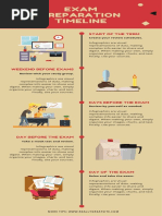 Red Illustrated Timeline Infographic