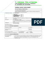 Organic Fertilizer MSDS