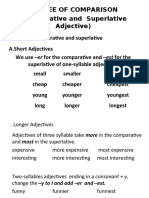 Degree of Comparison