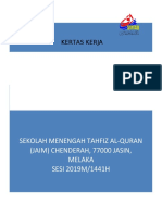 Kertas Kerja Majlis Apresiasi Khatam Hafazan 30 Juzuk 2019