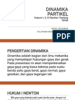 HUKUM NEWTON DAN GERAK