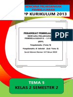 RPP Kelas 2 Tema 5 ST 2 Lembar