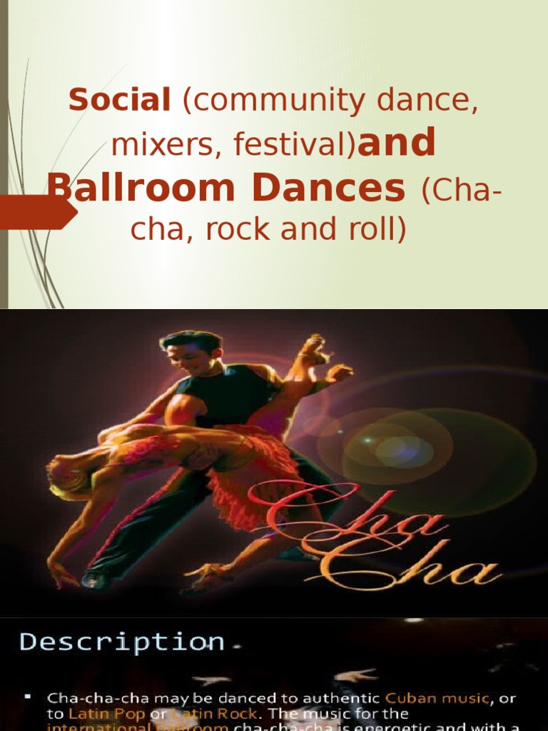 Social Dance, Mixers, Festival PDF