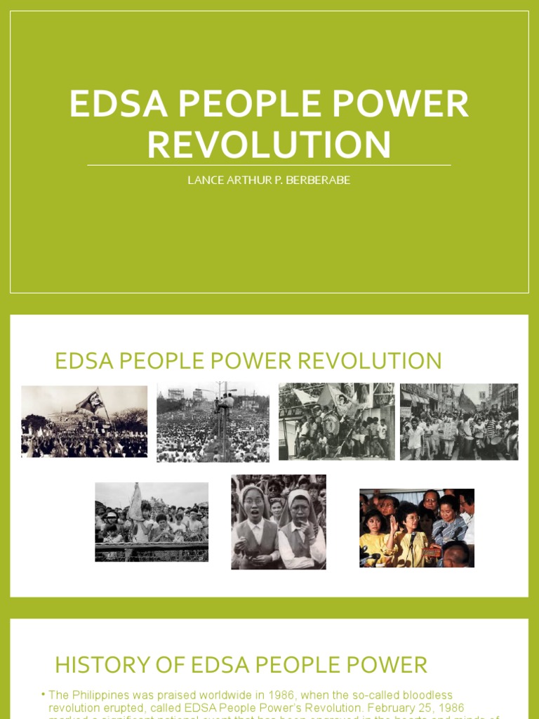 EDSA People Power Revolution | PDF …