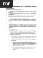 Download Personnel Selection  Placement by chandmagsi SN4508039 doc pdf