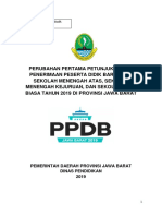Perubahan Pertama Petunjuk Teknis PPDB Pada SMA, SMK, Dan SLB Tahun 2019 Di Provinsi Jawa Barat PDF