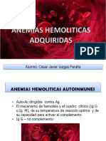 Anemias Hemolíticas Adquiridas