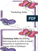 Tambalang Salita