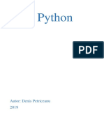 Denis Petriceanu - Python
