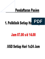 Jadwal Pendaftaran Pasien