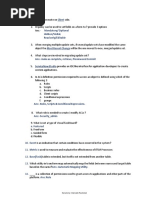 CSA Sample Questions