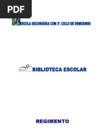Regimento da Biblioteca da Escola Secundária de Ermesinde