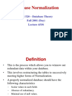 Database Normalization: 1NF, 2NF, 3NF