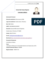 CV Carlos Noe Casas Esparza