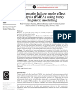 Systematic Failure Mode Effect Analysis (FMEA) Using Fuzzy Linguistic Modelling