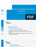 3D Polygonal Modeling and Digital Sculpting Techniques