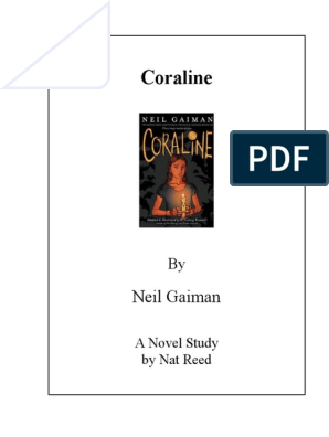 CORALINE by Neil Gaiman NOVEL STUDY and Reading Comprehension