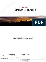 Perception Vs Reality of A City