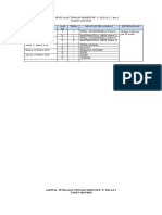 Jadwal Penilaian Akhir Semester