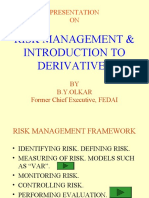 Risk Management and Introduction To Derivatives