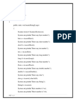 Java Lab - Week 1 PDF