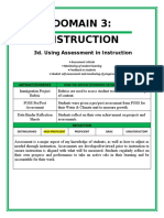 domain 3 evidence and reflections blank