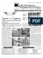 Historic Old Northeast Neighborhood News - September 2008