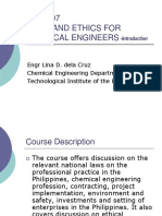 CHE 507 Chemical Enginering Ethics      PArt 1