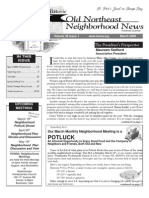 Historic Old Northeast Neighborhood News - March 2009