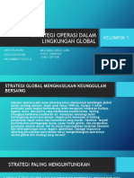 Strategi Operasi Dalam Lingkungan Global