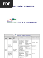 Plano de Actividades da Biblioteca da Escola Secundária de Ermesinde 2010/11
