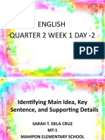 English 5 Quarter 2 Week 1 - Day-2