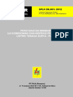 SPLN D6.001 2012 Komisioning PLTS
