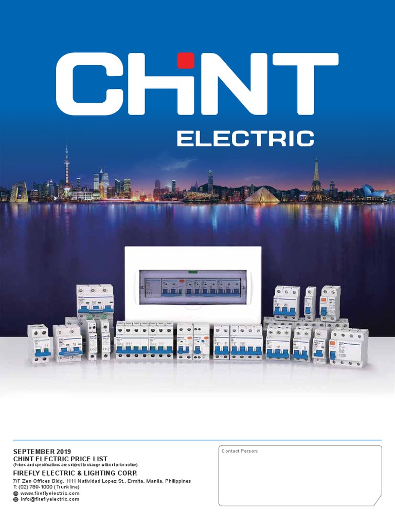 Chint Electric Price List 2019 | PDF
