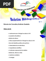 Boletim Bibliográfico n.º 1 - Rómulo de Carvalho/António Gedeão