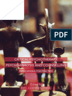 Del Loewenthal (Eds.) - Critical Psychotherapy, Psychoanalysis and Counselling - Implications For Practice-Palgrave Macmillan UK (2015) PDF