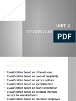 Services Classification-Unit 2