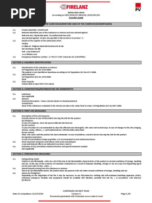 CHARFLAME (MSDS)_Safety Data Sheet