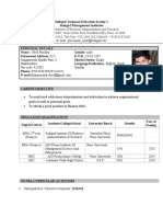 Ubed Resume