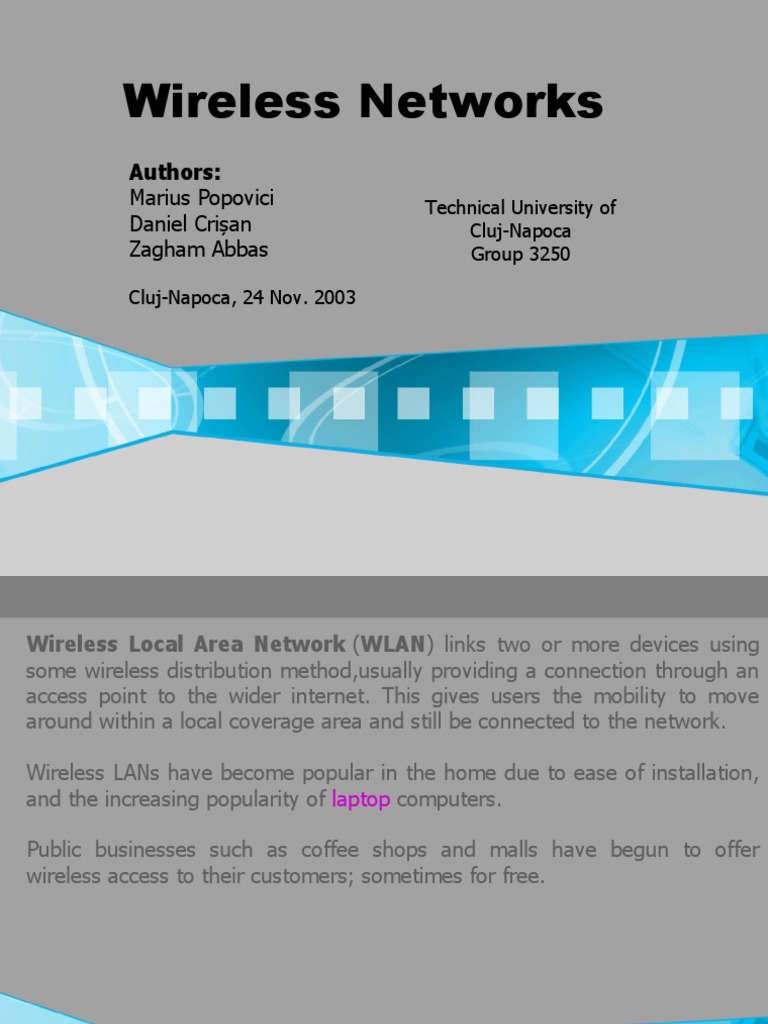 Wireless Networks | PDF | Wireless Lan | Ieee 802.11