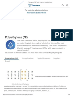 Polyethylene (PE) Plastic - Properties, Uses & Application