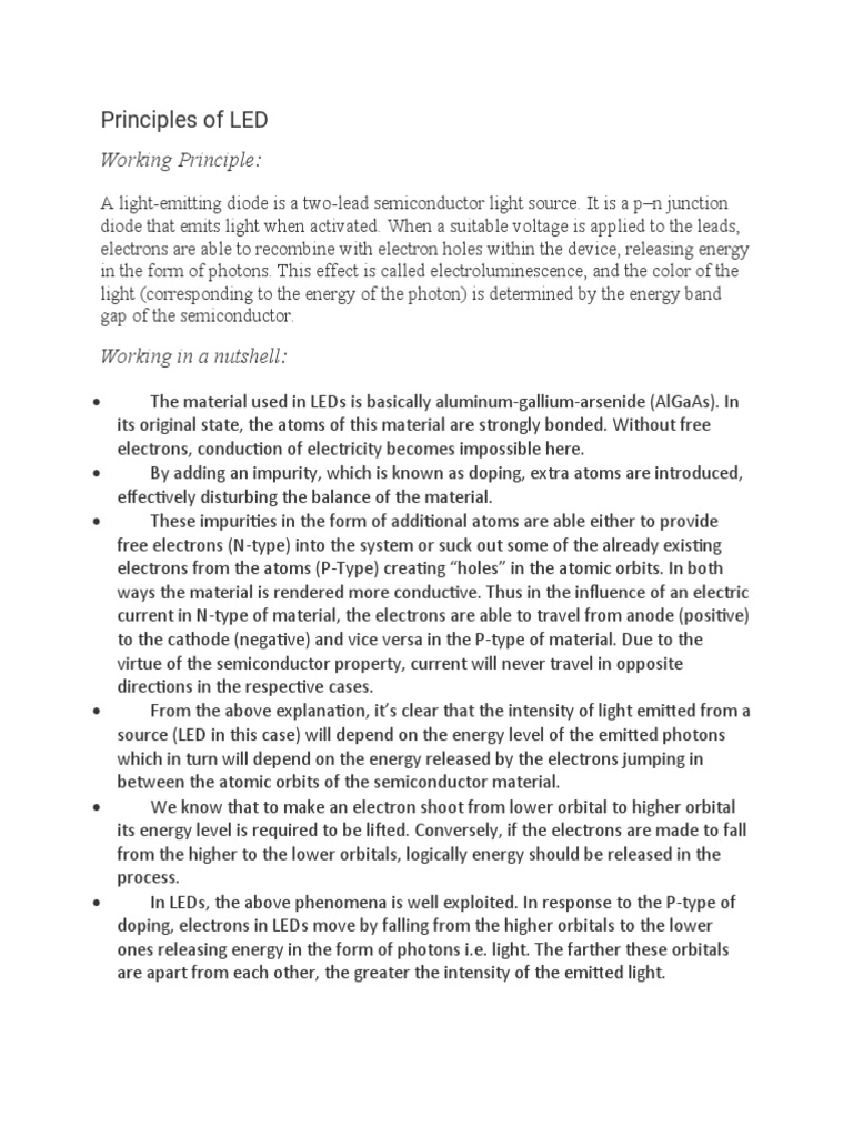 Transducers Notes For Cape Physics Unit 2 Module2 PDF PN Junction