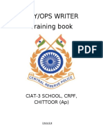 Index For CRPF Coy Writer