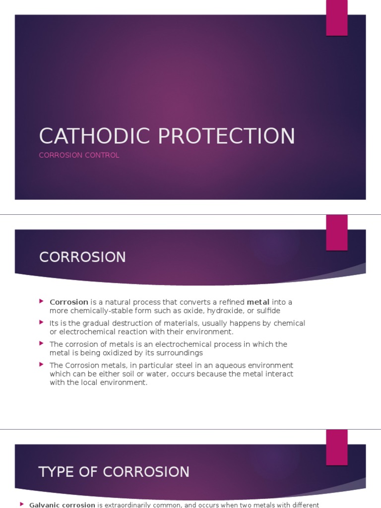 Cathodic Protection Overview | PDF | Corrosion | Anode