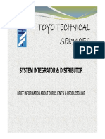 Toyo Technical Services Profile