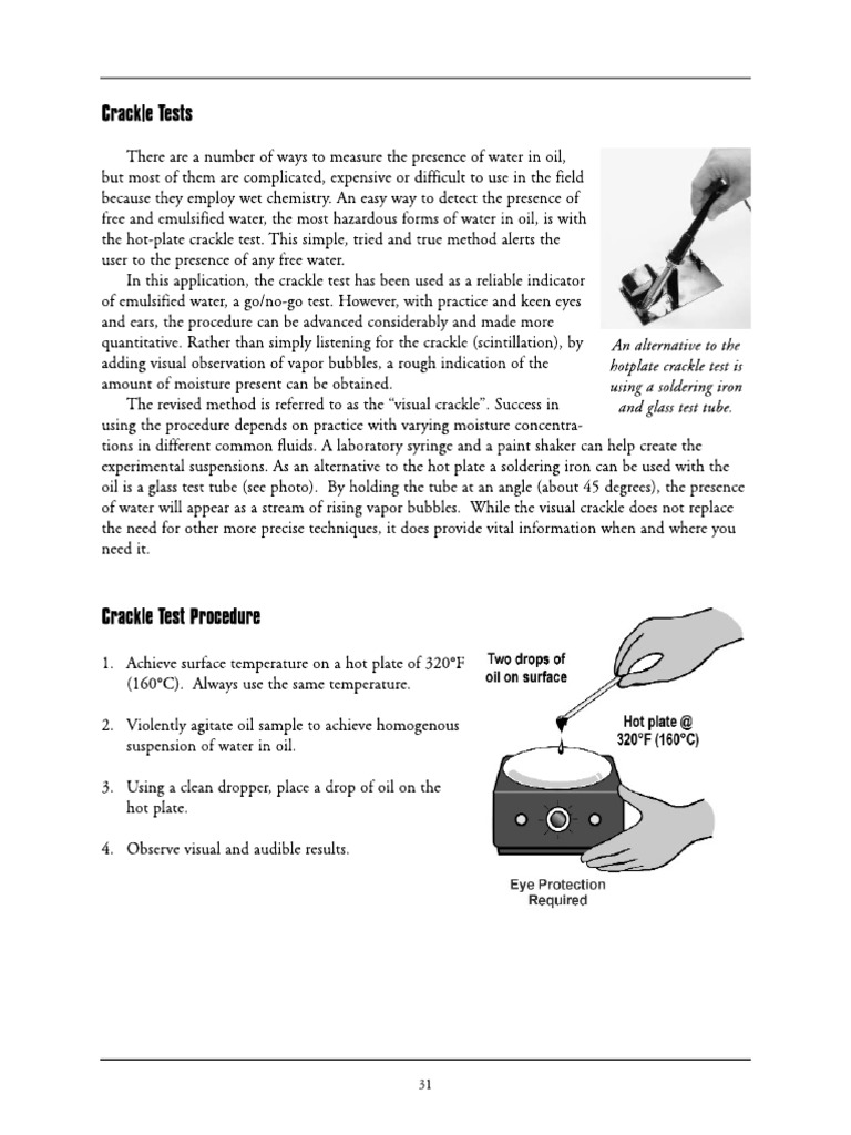 Crackle Test Procedure PDF