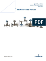 Quick Start Guide Vortex Flow Meter 8800d Series Rosemount en 75062 PDF