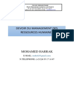 devoir MRH Mohamed Harrak