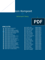 (Singkat) Tugas Kelompok Siang - Komposit Kelas II Matriks Sectional