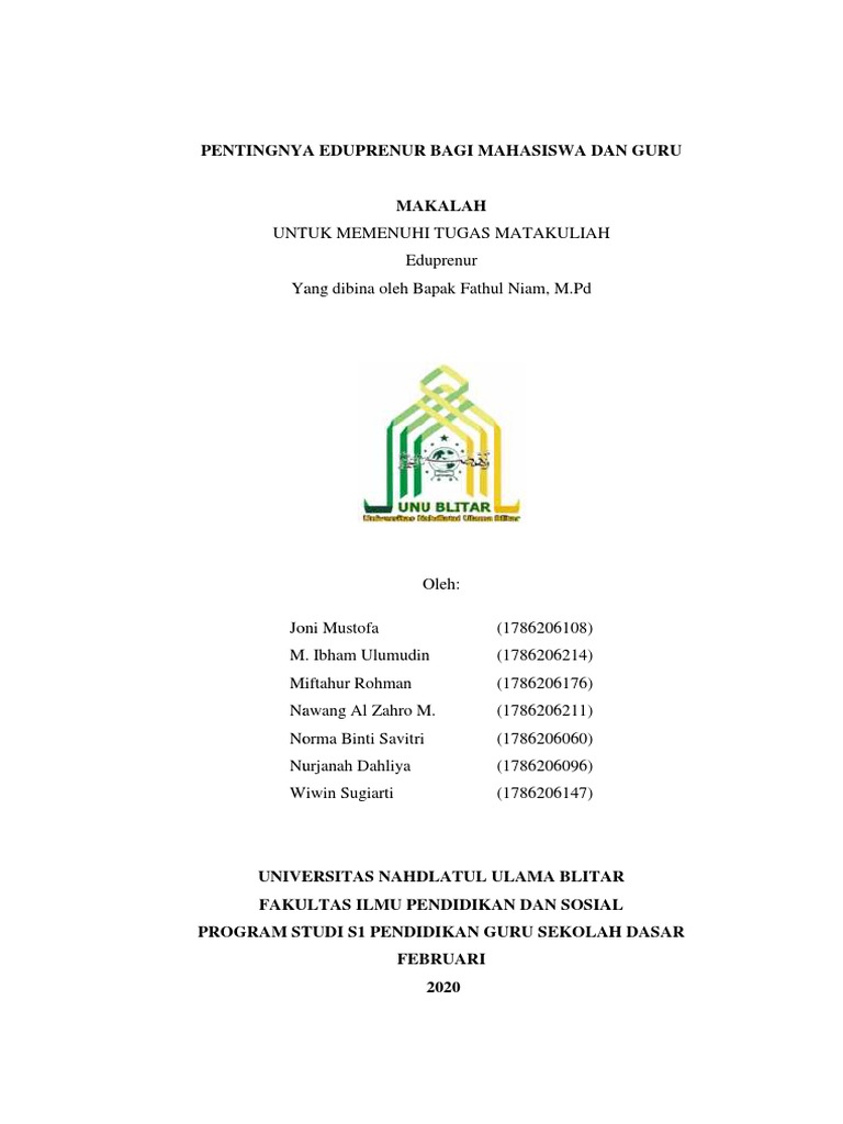 Makalah Edupernuer Fix